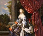 NOCRET, Jean as Queen of France oil on canvas